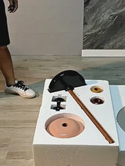 Turned Column Sculptural Side Table
