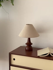 Rubber Wood Table Lamp-GQ11