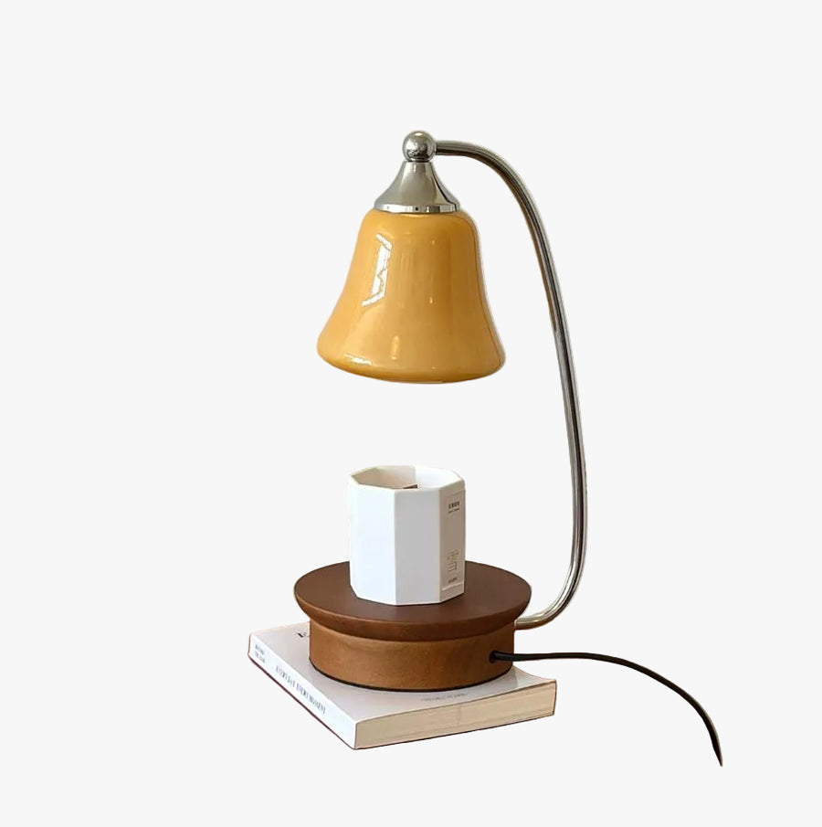 Solid Wood Wax Melt Aromatherapy Lamp