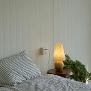 Floral Vintage Solid Wood Table Lamp-GQ05