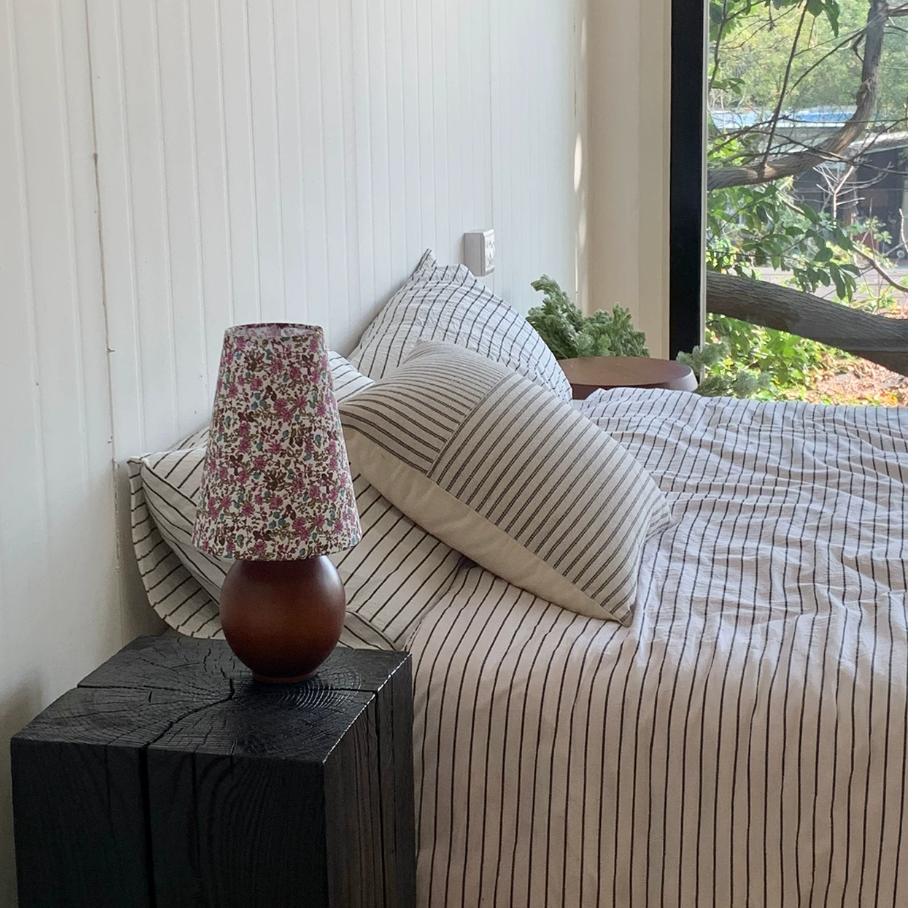 Floral Vintage Solid Wood Table Lamp-GQ05