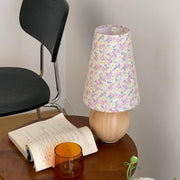 Floral Vintage Solid Wood Table Lamp-GQ05